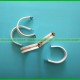 China white rubber clamp,cushion clamp,heavy duty clamp,white rubber clip,hose clamp,p clamp