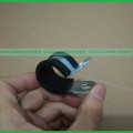 EPDM Rubber cushion clamp,Zinc metal clamp,Rubber pipe clamp,Loop clamp,AS21919 clamp,wire clips,R type clamp